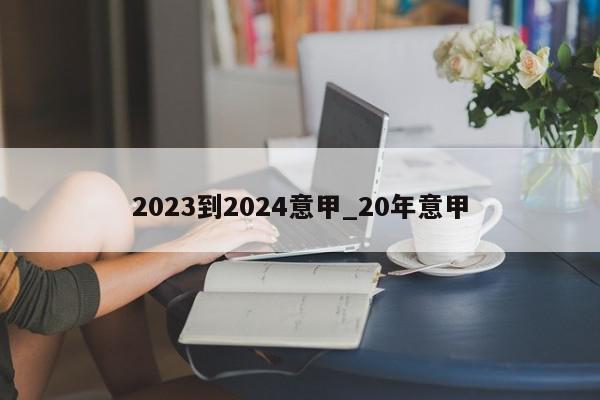 2023到2024意甲_20年意甲